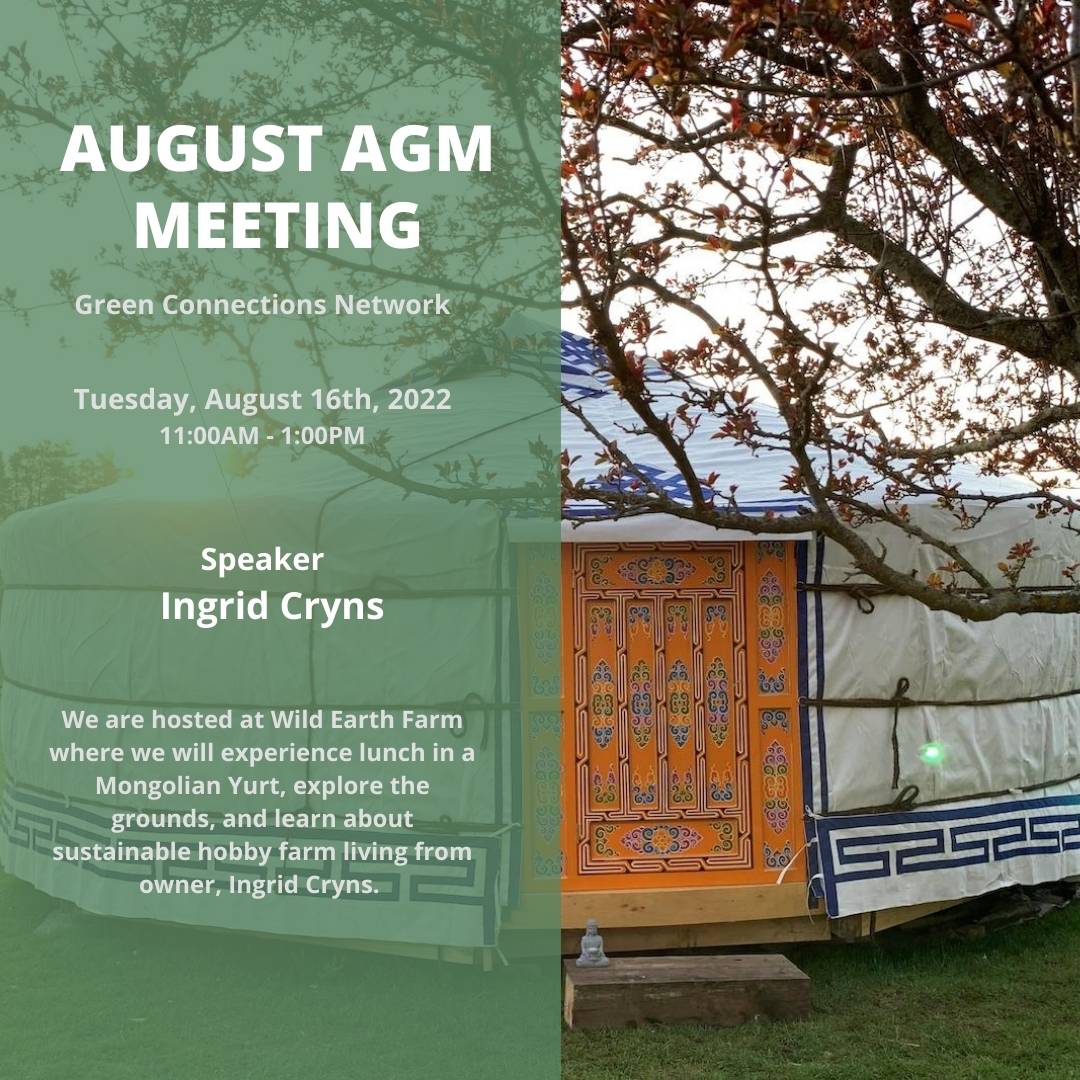 August 16 2022 - Green Connections August AGM